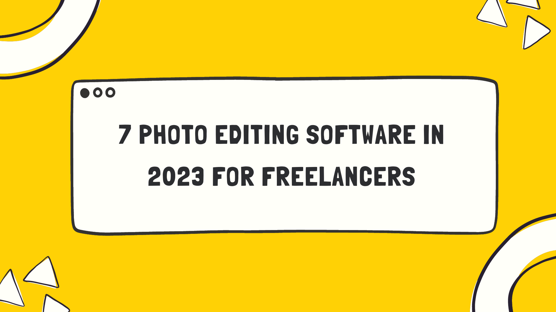 Photo editing software