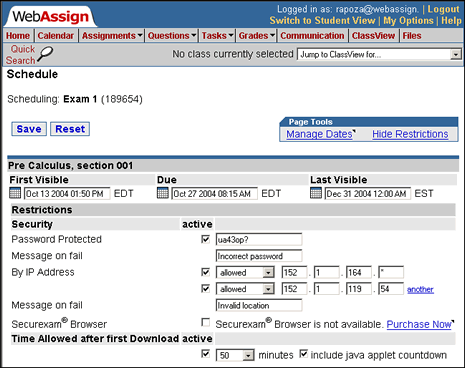 Webassign Rental WebAssign Software – Pricing, Homework Review, and Mathematics ...
