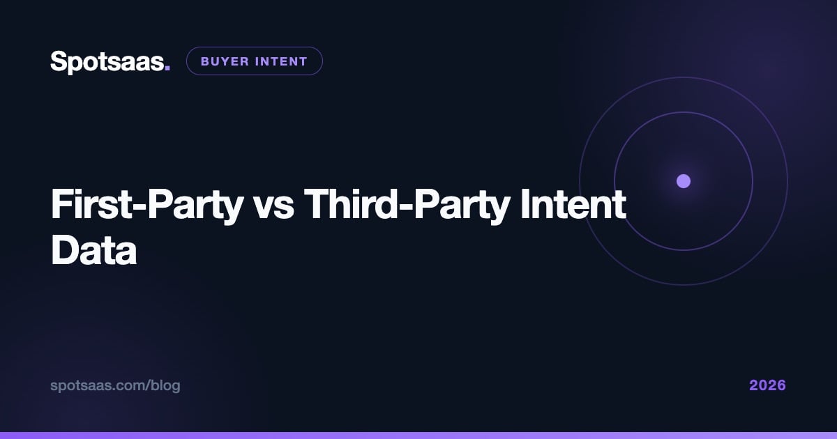 first party vs third party intent data